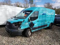 Salvage trucks for sale at West Warren, MA auction: 2018 Ford Transit T-350