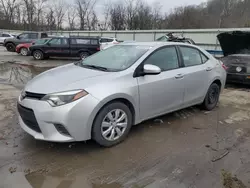 Salvage cars for sale at Ellwood City, PA auction: 2015 Toyota Corolla L