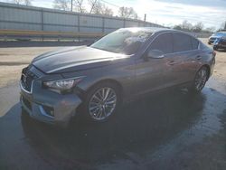 Salvage cars for sale at Lebanon, TN auction: 2018 Infiniti Q50 Luxe