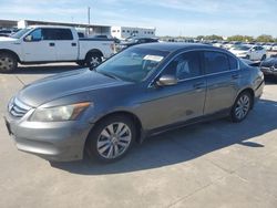 Salvage cars for sale at Grand Prairie, TX auction: 2011 Honda Accord EXL