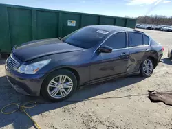 Infiniti salvage cars for sale: 2011 Infiniti G25