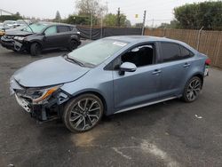 Salvage cars for sale at San Martin, CA auction: 2020 Toyota Corolla SE