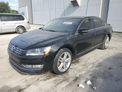 Salvage cars for sale at Apopka, FL auction: 2013 Volkswagen Passat SEL