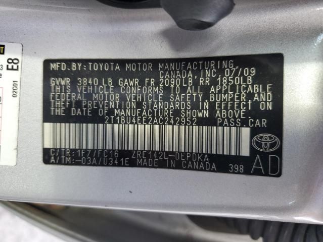 2010 Toyota Corolla Base