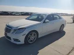 Salvage cars for sale at Grand Prairie, TX auction: 2013 Mercedes-Benz E 350