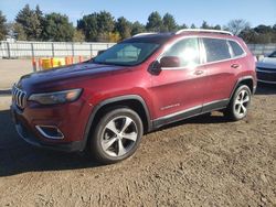 Jeep salvage cars for sale: 2020 Jeep Cherokee Limited