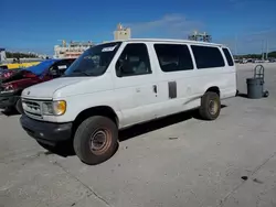 Salvage cars for sale at New Orleans, LA auction: 2002 Ford Econoline E350 Super Duty Wagon