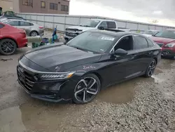 Honda salvage cars for sale: 2021 Honda Accord Sport