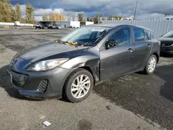 Mazda salvage cars for sale: 2012 Mazda 3 I