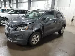 Chevrolet salvage cars for sale: 2016 Chevrolet Trax 1LT