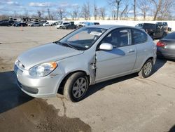 Hyundai salvage cars for sale: 2010 Hyundai Accent Blue