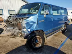 Salvage cars for sale at Pekin, IL auction: 1986 Dodge RAM Wagon B250