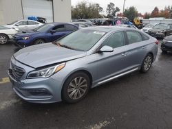 Salvage cars for sale from Copart Woodburn, OR: 2016 Hyundai Sonata Sport