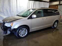 Salvage cars for sale at Ebensburg, PA auction: 2015 Dodge Grand Caravan SXT