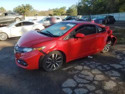 Salvage cars for sale at Shreveport, LA auction: 2015 Honda Civic EXL