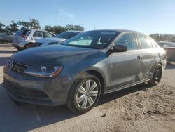 Salvage cars for sale at Riverview, FL auction: 2017 Volkswagen Jetta S