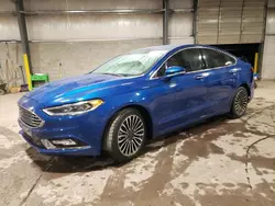 Ford Fusion titanium/platinum Vehiculos salvage en venta: 2018 Ford Fusion TITANIUM/PLATINUM