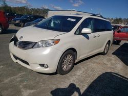 Salvage cars for sale at Spartanburg, SC auction: 2016 Toyota Sienna XLE