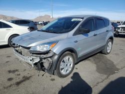 Salvage cars for sale at North Las Vegas, NV auction: 2016 Ford Escape S