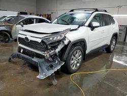 Salvage cars for sale at Elgin, IL auction: 2021 Toyota Rav4 XLE Premium