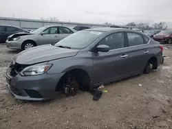 Salvage cars for sale at Kansas City, KS auction: 2018 Nissan Sentra S