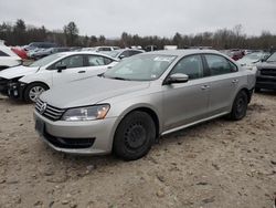 Volkswagen salvage cars for sale: 2013 Volkswagen Passat S