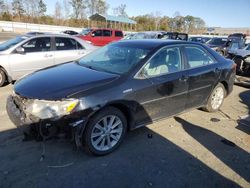 Salvage cars for sale at Spartanburg, SC auction: 2013 Toyota Camry Hybrid