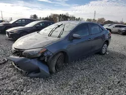 Toyota Corolla l salvage cars for sale: 2017 Toyota Corolla L