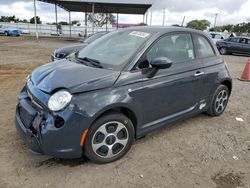 Salvage cars for sale at San Diego, CA auction: 2017 Fiat 500 Electric