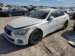 Salvage cars for sale at Tucson, AZ auction: 2015 Infiniti Q50 Base