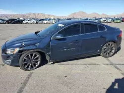 Salvage cars for sale at North Las Vegas, NV auction: 2015 Volvo S60 Platinum