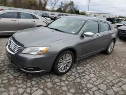 Salvage cars for sale at Bridgeton, MO auction: 2012 Chrysler 200 Limited