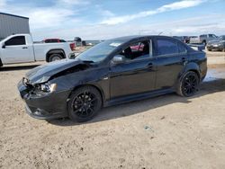 Salvage cars for sale at Amarillo, TX auction: 2012 Mitsubishi Lancer GT