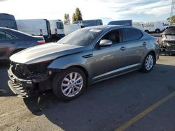 Salvage cars for sale at Hayward, CA auction: 2015 KIA Optima EX