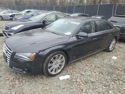 Salvage cars for sale at Waldorf, MD auction: 2012 Audi A8 L Quattro