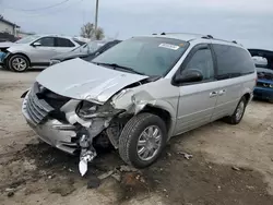 Salvage cars for sale at Pekin, IL auction: 2005 Chrysler Town & Country Limited