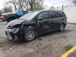 Salvage cars for sale at Bridgeton, MO auction: 2019 Toyota Sienna XLE