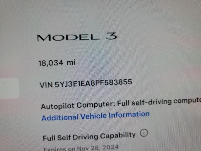 2023 Tesla Model 3