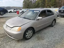 Honda Civic ex Vehiculos salvage en venta: 2002 Honda Civic EX