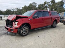 Salvage cars for sale from Copart Ocala, FL: 2017 Ford F150 Supercrew