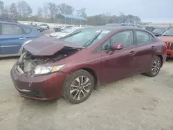 Honda Civic ex salvage cars for sale: 2013 Honda Civic EX