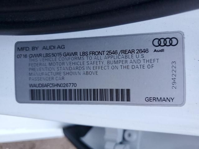 2017 Audi A6 Premium Plus