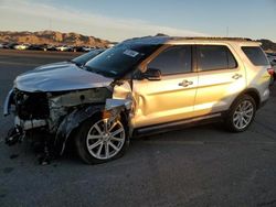 Salvage cars for sale at North Las Vegas, NV auction: 2016 Ford Explorer Limited