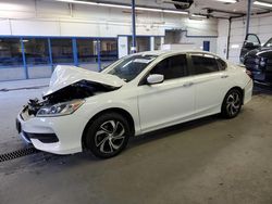 Salvage cars for sale from Copart Pasco, WA: 2016 Honda Accord LX