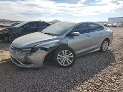 Chrysler Vehiculos salvage en venta: 2015 Chrysler 200 Limited