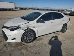 Salvage cars for sale at Sun Valley, CA auction: 2017 Toyota Corolla L