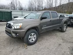 Salvage cars for sale from Copart Chicago: 2013 Toyota Tacoma Double Cab Long BED