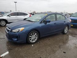 Salvage cars for sale at Indianapolis, IN auction: 2012 Subaru Impreza Premium