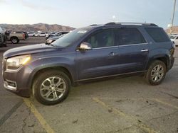 Salvage cars for sale at North Las Vegas, NV auction: 2014 GMC Acadia SLT-1