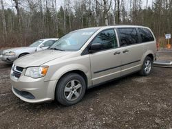 Salvage cars for sale at Cookstown, ON auction: 2013 Dodge Grand Caravan SE